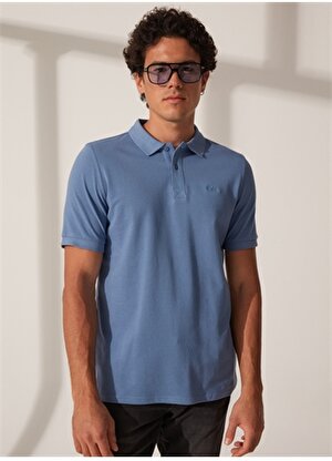 Lee Cooper Açık Mavi Erkek Polo T-Shirt 232 LCM 242048 TWINS AÇIK MAVİ
