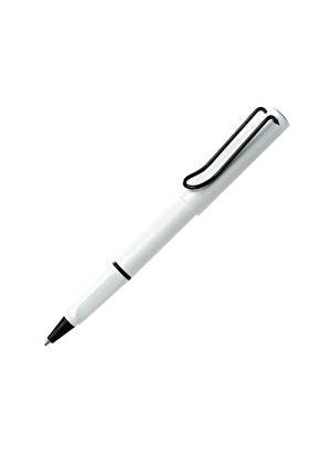 Lamy Safari Roller Kalem Siyah Renk Klips Beyaz