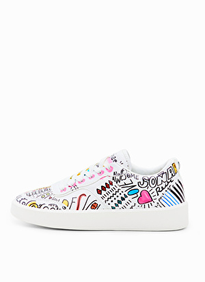 Desigual Beyaz Kadın Sneaker 23SSKP351000 