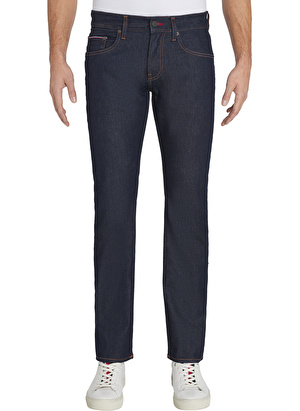 Tommy Hilfiger Normal Bel Normal Paça Straight Mavi Erkek Denim Pantolon MW0MW155781AW