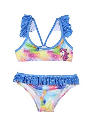Slipstop Çok Renkli Kız Çocuk Bikini Takım SB2315000101