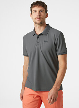 Helly Hansen Gri Erkek Polo T-Shirt HHA.34207_OCEAN POLO