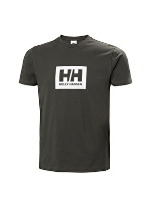 Helly Hansen Bisiklet Yaka Siyah Erkek T-Shirt HHA.53285_HH BOX T