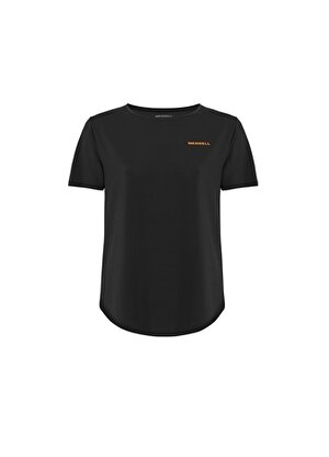 Merrell Yuvarlak Yaka Siyah Kadın T-Shirt M3TYME T-Shirt