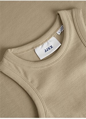 JJXX Balıkçı Yaka Kahve Standart Kadın Elbise 12224660