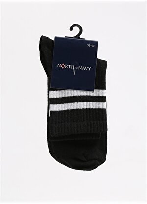 North Of Navy Siyah Kadın Soket Çorap NON-SKT-LTKS-2
