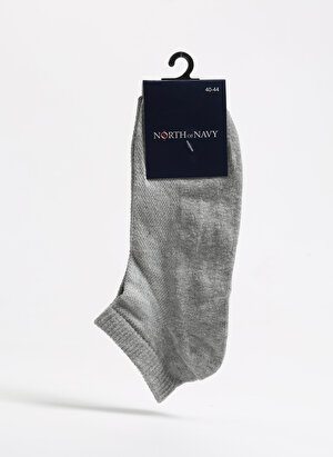 North Of Navy Gri Erkek Sneaker Çorabı NON-PTK-LTKS 