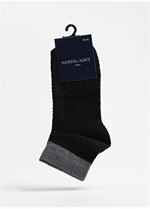 North Of Navy Siyah Kadın Patik Çorap NON-PTK-LTKS