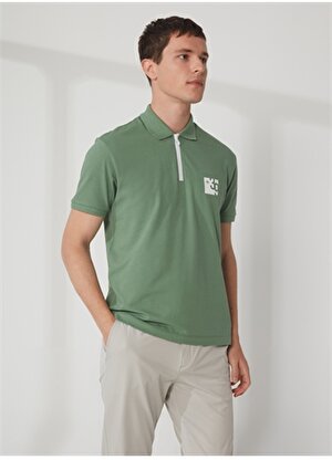 Gmg Fırenze Polo Yaka Düz Yeşil Erkek T-Shirt GU23MSS03039