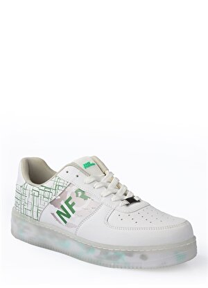 No Fear Beyaz - Yeşil Erkek Lifestyle Ayakkabı NFR-1030  