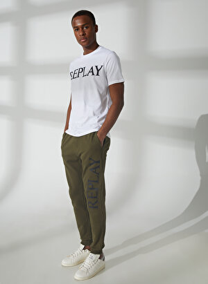 Replay Normal Yeşil Erkek Eşofman Altı M994100022890P Trousers REGULAR PUR