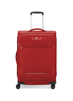 Roncato Kırmızı Unisex Çekçekli Kumaş Valiz JOY TROLLEY EXPANDABLE Rosso 