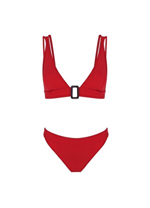 Zeki Kırmızı Kadın Bikini Takım B.1729-23