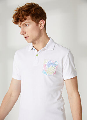 Fred Mello Beyaz Erkek Polo T-Shirt FM23S26QUWHITE