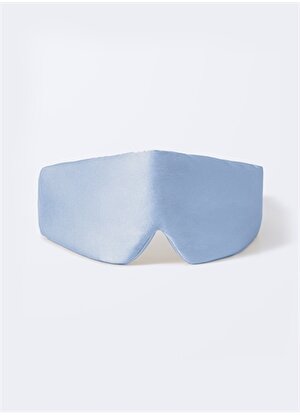 Beauty Pillow %100 İpek Uyku Maskesi Göz Bandı Mavi Renk