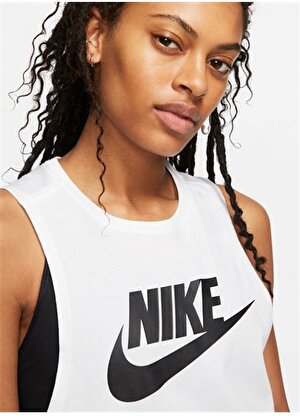 Nike Beyaz Kadın Atlet CW2206-100 W NSW TANK MSCL FUTURA    