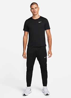 Nike Siyah - Gri - Gümüş Erkek Yuvarlak Yaka Eşofman Altı DQ4740-010 M NK DF PHENOMKNIT PANT   