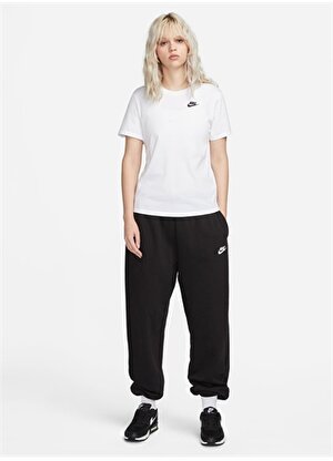 Nike Beyaz Kadın Yuvarlak Yaka T-Shirt DX7902-100 W NSW TEE CLUB   