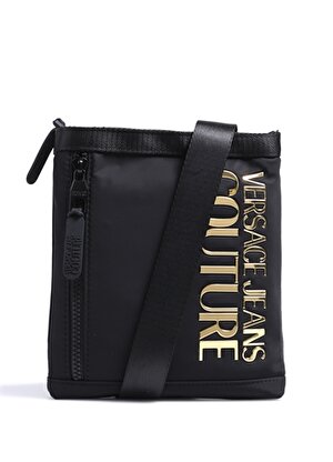 Versace Jeans Couture Siyah - Altın Erkek Postacı Çantası 74YA4B95ZS394G89