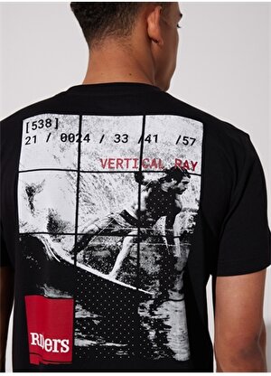 Riders By Lee Bisiklet Yaka Siyah Erkek T-Shirt L231711001 Bisiklet Yaka T-shirt