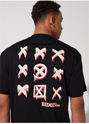 Riders By Lee Bisiklet Yaka Siyah Erkek T-Shirt L231715001 T-shirt
