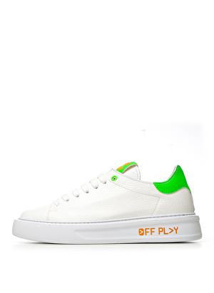 Off Play Beyaz Kadın Deri Sneaker XWFIRENZE1CV02GM23