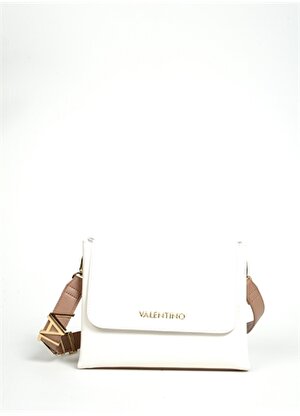 Valentino Beyaz Kadın 27x20x15 cm Çapraz Çanta VBS5A803173