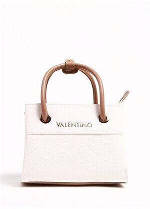 Valentino Beyaz Kadın 21x15x9 cm El Çantası VBS5A805173