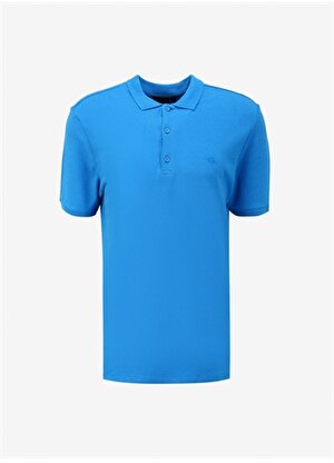 Back and Bond Polo Yaka Düz Açık Mavi Erkek T-Shirt B32S10015