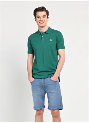 Ucla Polo Yaka Yeşil Erkek T-Shirt LAKES4