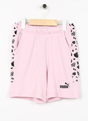 Puma Lastikli Bel Normal Pembe Erkek Çocuk Şort 67334862 ESS+ PUMA MATES Shorts TR