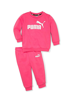 Puma Pembe Bebek Eşofman Takımı 84614125 Minicats ESS Crew Jogger F