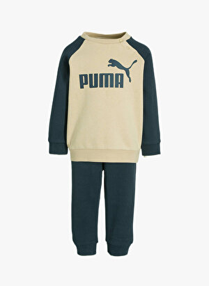 Puma Lacivert Bebek Eşofman Takımı 84614367 Minicats ESS Raglan Jogger