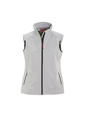 Slam Açık Gri Kadın Dik Yaka Regular Fit Yelek A926001S00_ACT WS SOFTSHELL VEST 