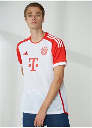 adidas Beyaz - Kırmızı Erkek Bayern Münih Forma IJ7442-FC 