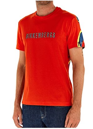 Bikkembergs Turuncu Erkek T-Shirt C 4 101 3H