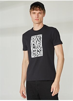 Bikkembergs Siyah Erkek T-Shirt C 4 101 2V