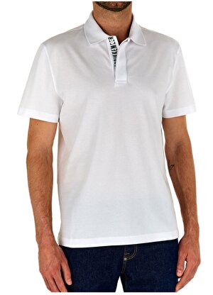 Bikkembergs Beyaz Erkek Polo T-Shirt C 8 097 80