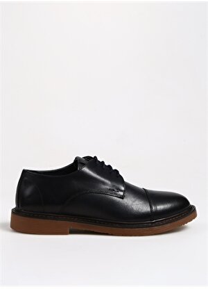 Fabrika Siyah Erkek Klasik Ayakkabı ARBAZ 