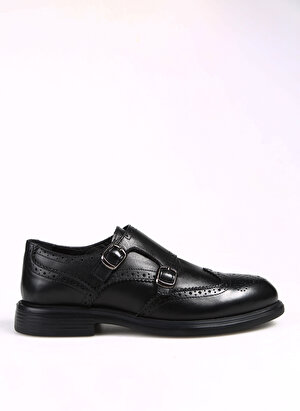 Fabrika Siyah Erkek Deri Klasik Ayakkabı CALABRIA
