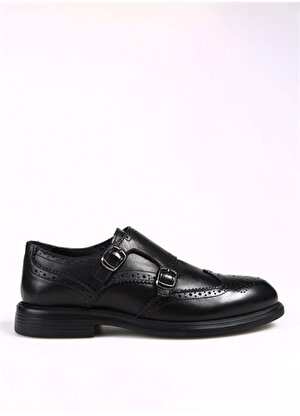 Fabrika Siyah Erkek Deri Klasik Ayakkabı CALABRIA