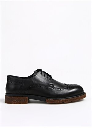 Fabrika Deri Siyah Erkek Klasik Ayakkabı ARDON