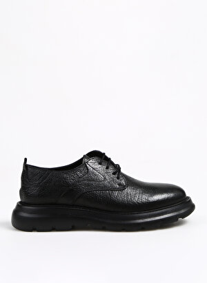 Fabrika Siyah Erkek Deri Klasik Ayakkabı BRESCA