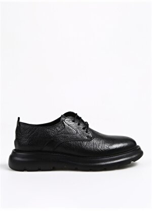 Fabrika Siyah Erkek Deri Klasik Ayakkabı BRESCA