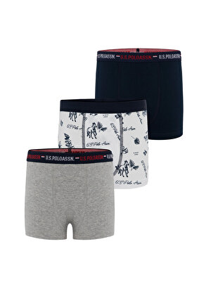 U.S. Polo Assn. Lacivert Erkek Çocuk Boxer US1372