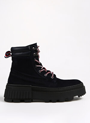 Tommy Hilfiger Mavi Erkek Süet Bot ELEVATED CHUNKY SUEDE BOOT