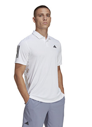 HS3268-CLUB 3STR POLO   WHI