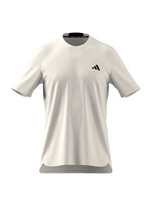 adidas Beyaz Erkek Yuvarlak Yaka Regular Fit T-Shirt HF7215-D4M TEE             WHI