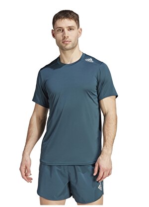 adidas Mavi Erkek Yuvarlak Yaka Regular Fit T-Shirt IJ9380-D4R TEE MEN         ARC