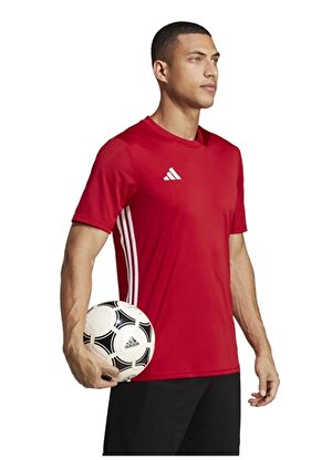 adidas Kırmızı Erkek Yuvarlak Yaka Regular Fit T-Shirt HT6552-TABELA 23 JSY       TEP  